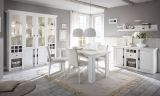 Wandboard Hooge in Pinie wei� Landhaus Wandregal 150 x 20 cm