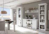 Wandboard Hooge in Pinie wei� Landhaus Wandregal 150 x 20 cm