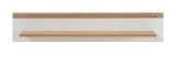 Wandboard Helge in wei� und Eiche Riviera Wandregal skandinavisch 107 x 20 cm