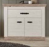 Kommode Rovola in Pinie wei� / Oslo Pinie Landhaus 107 x 89 cm