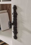 Wohnwand Rovola in Pinie wei� / Oslo Pinie Landhaus Schrankwand 4-teilig 296 x 201 cm