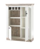 Highboard Rovola in Pinie wei� / Oslo Pinie Landhaus Kommode 105 x 146 cm