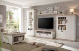 TV-Lowboard Rovola in Pinie wei� / Oslo Pinie Landhaus TV-Unterteil 134 x 51 cm