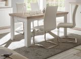 Esstisch Rovola in Pinie wei� / Oslo Pinie Landhaus K�chentisch 160 x 90 cm