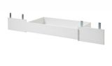 Bett Rovola in Pinie wei� / Oslo Pinie Landhaus Einzelbett Liegefl�che 140 x 200 cm