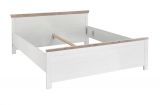 Bett Rovola in Pinie wei� / Oslo Pinie Landhaus Doppelbett Liegefl�che 180 x 200 cm