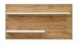 Wandpaneel Center in Wotan Eiche und wei� Wandboard 155 x 80 cm
