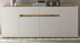 Sideboard Center in wei� und Wotan Eiche Kommode 220 x 87 cm
