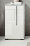 Badezimmer Kommode Design-D in wei� Hochglanz Badschrank 45 x 87 cm Unterschrank
