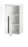 Badezimmer H�ngeschrank Design-D in wei� Hochglanz Badschrank h�ngend 45 x 85 cm