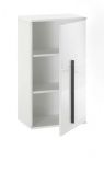 Badezimmer H�ngeschrank Design-D in wei� Hochglanz Badschrank h�ngend 45 x 85 cm