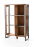 Badezimmer Regal Auburn in Eiche Stirling und Matera grau Badregal 90 x 140 cm
