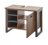 Badm�bel Set 3-teilig Auburn in Eiche Stirling und Matera grau Badkombination 191 x 205 cm