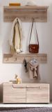 Garderobenpaneel Malea in Eiche San Remo Garderobenleiste 88 x 18 cm Wandgarderobe