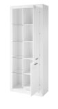 Vitrine Ladis in wei� Hochglanz Vitrinenschrank 80 x 195 cm