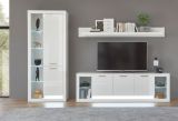TV-Lowboard Ladis in wei� Hochglanz TV Unterteil in Komforth�he XL-Board 198 x 61 cm