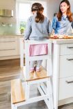 BOMI� Lernturm Swubi in Kiefer naturbelassen Learning Tower Stehhilfe f�r Kinder