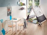 BOMI� Kindersitzgruppe Amy in wei� und natur Sitzgruppe Kindertisch und 2 x Stuhl