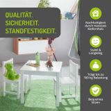 BOMI� Kindersitzgruppe Amy in wei� Sitzgruppe Kindertisch und 2 x Stuhl
