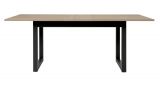 Esstisch Malta in Sonoma Eiche und Anthrazit, ausziehbar 160 - 200 x 90 cm