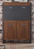 Sekret�r Auburn in Eiche Stirling und Matera grau Schreibtisch 90 x 127 cm