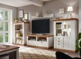 Regal Hemsby in wei� Pinie und Eiche Wotan Landhaus Standregal 102 x 139 cm