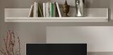 Wandboard Hemsby in wei� Pinie Landhaus Wandregal 146 cm B�cherregal