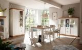 TV-Lowboard Hemsby in wei� Pinie und Eiche Wotan Landhaus TV Unterteil mit Komforth�he 183 x 64 cm