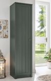 Schuhschrank Forres in gr�n Landhausstil Mehrzweckschrank 50 x 197 cm
