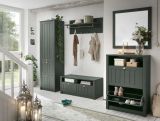 Schuhschrank Forres in gr�n Landhausstil Flur Schuhkipper 80 x 112 cm