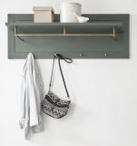 Garderobenpaneel Forres in gr�n Landhausstil Wandgarderobe 109 x 40 cm