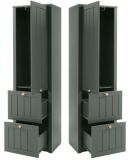 Garderobenkombination Forres in gr�n Landhausstil Garderobe Set 5-teilig 282 x 198 cm