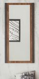 Garderobenspiegel Auburn in Eiche Stirling und Matera grau Flur Diele Spiegel 54 x 108 cm