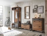 Garderobenspiegel Auburn in Eiche Stirling und Matera grau Flur Diele Spiegel 54 x 108 cm