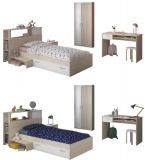 Parisot Kinder- und Jugendzimmer Set 5-teilig Charly15 in Akazie und wei�