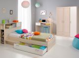 Parisot Kinder- und Jugendzimmer Set 5-teilig Charly10 in Akazie und wei�