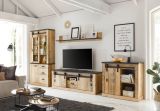 Kommode Stove in Used Wood hell und anthrazit Schiebet�renkommode 93 x 91 cm