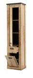 Garderobe Set 4-teilig Stove in Used Wood hell und anthrazit Garderobenkombination 164 x 201 cm