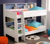 Parisot Etagenbett TamTam1 in wei� mit blau oder pink Kinder und Jugendzimmer Hochbett 209 x 165 cm