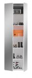 Garderobenschrank SystemX in wei� Schrank mit Spiegelt�ren und variabler Einteilung 61 x 193 cm