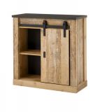 B�rom�bel Set Stove in Used Wood hell und anthrazit mit Aktenschrank