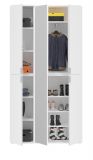 Schuhschrank SystemX in wei� Hochglanz Garderobe 91 x 193 cm