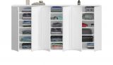 Sideboard SystemX in wei� Hochglanz Kommode Mehrzweckschrank 183 x 99 cm