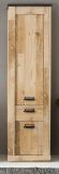 Badezimmer Hochschrank Stove in Used Wood hell und anthrazit Badschrank 51 x 201 cm