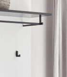 Garderobe Set 4-teilig Stove in wei� Pinie und anthrazit Landhaus Garderobenkombination 164 x 201 cm