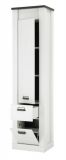 Garderobe Set 4-teilig Stove in wei� Pinie und anthrazit Landhaus Garderobenkombination 164 x 201 cm