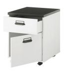 B�rom�bel Set Stove in wei� Pinie und anthrazit Landhaus mit Aktenschrank