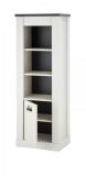 Badezimmer Regal Stove in wei� Pinie und anthrazit Landhaus Midischrank 51 x 146 cm