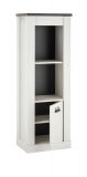 Badezimmer Regal Stove in wei� Pinie und anthrazit Landhaus Midischrank 51 x 146 cm