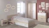 Parisot Kinder- und Jugendzimmer Set 4-teilig Charly12 in Akazie und wei�